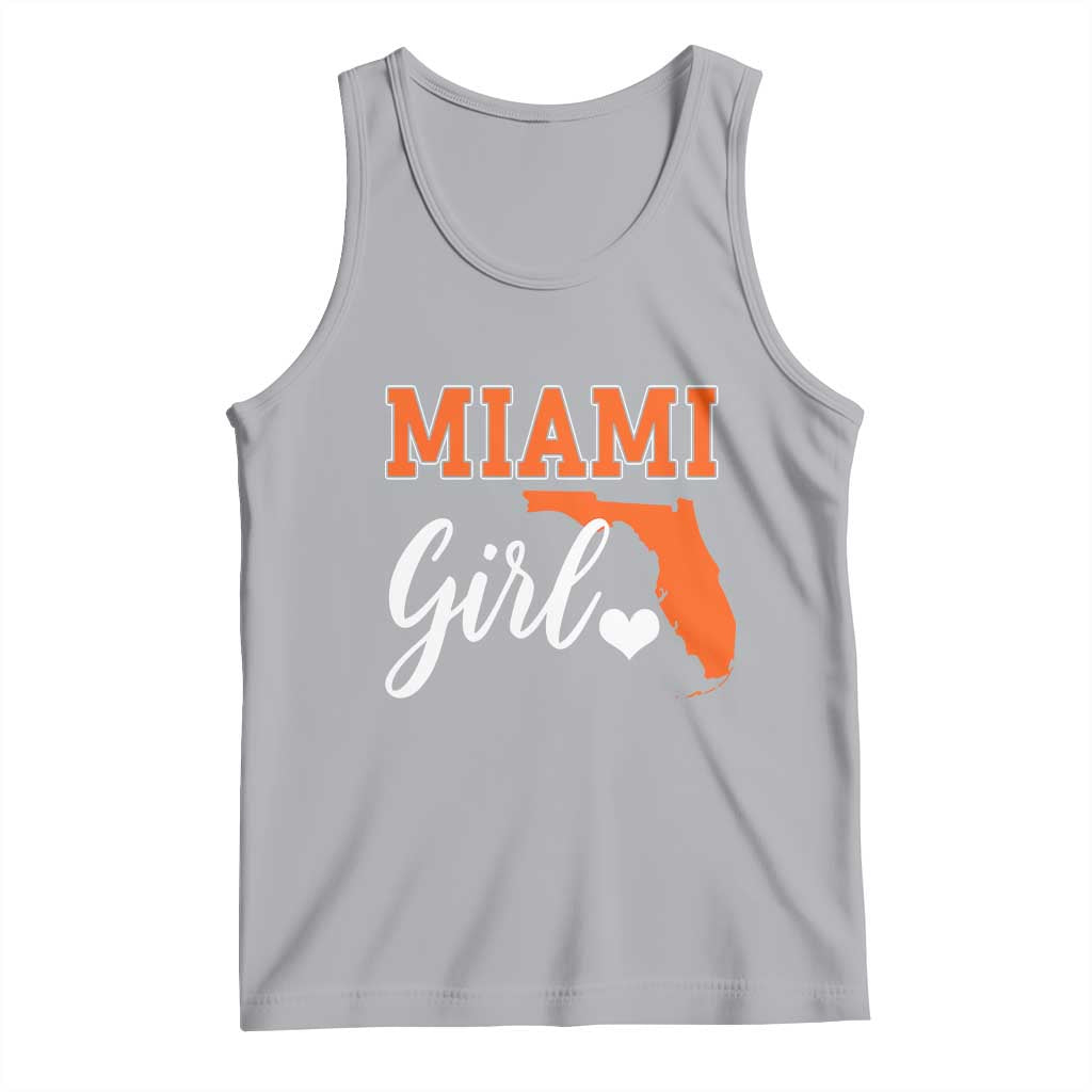 Miami Girl Pride Tank Top Florida State Map Local Love