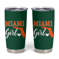 Miami Girl Pride Tumbler Cup Florida State Map Local Love