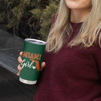 Miami Girl Pride Tumbler Cup Florida State Map Local Love