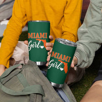 Miami Girl Pride Tumbler Cup Florida State Map Local Love