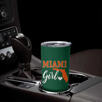 Miami Girl Pride Tumbler Cup Florida State Map Local Love