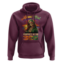 Miami Girl Skeleton Property of the 305 Hoodie Tropical City Florida Pride Street Style