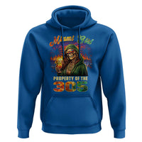 Miami Girl Skeleton Property of the 305 Hoodie Tropical City Florida Pride Street Style