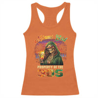 Miami Girl Skeleton Property of the 305 Racerback Tank Top Tropical City Florida Pride Street Style