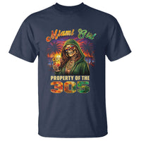 Miami Girl Skeleton Property of the 305 T Shirt Tropical City Florida Pride Street Style