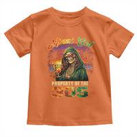 Miami Girl Skeleton Property of the 305 Toddler T Shirt Tropical City Florida Pride Street Style