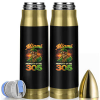 Miami Property of the 305 Skeleton Graphic Bullet Tumbler Street King with Sunset Florida Swag