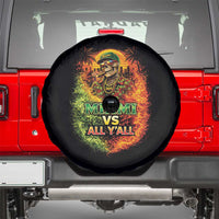 Miami vs All You All 305 Skeleton Flame Graphic Spare Tire Cover Tropical City Pride Florida Love