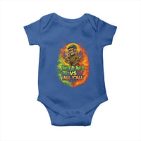 Miami vs All You All 305 Skeleton Flame Graphic Baby Onesie Tropical City Pride Florida Love
