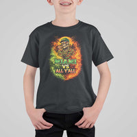 Miami vs All You All 305 Skeleton Flame Graphic T Shirt For Kid Tropical City Pride Florida Love
