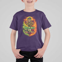 Miami vs All You All 305 Skeleton Flame Graphic T Shirt For Kid Tropical City Pride Florida Love