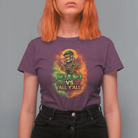 Miami vs All You All 305 Skeleton Flame Graphic T Shirt For Women Tropical City Pride Florida Love