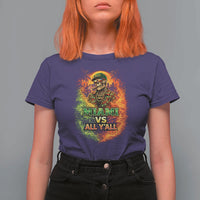 Miami vs All You All 305 Skeleton Flame Graphic T Shirt For Women Tropical City Pride Florida Love
