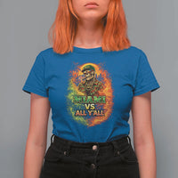 Miami vs All You All 305 Skeleton Flame Graphic T Shirt For Women Tropical City Pride Florida Love