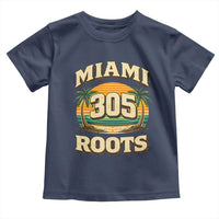 Vintage Miami 305 Roots Toddler T Shirt Retro Sunset Palm Trees Florida Natives