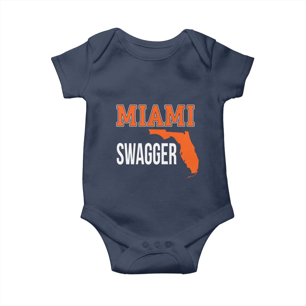 Miami Swagger Pride Baby Onesie Florida State Map Local Love