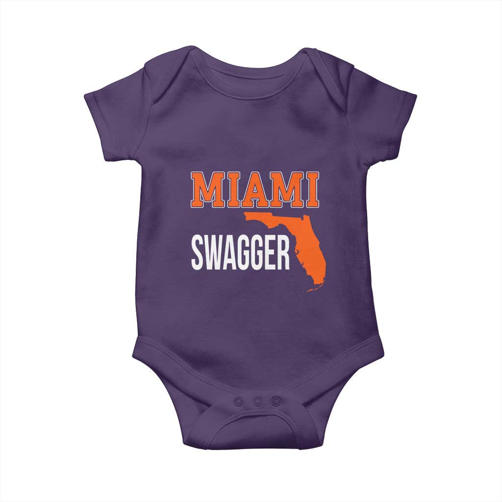 Miami Swagger Pride Baby Onesie Florida State Map Local Love
