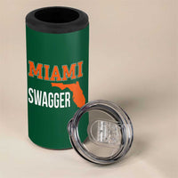 Miami Swagger Pride 4 in 1 Can Cooler Tumbler Florida State Map Local Love