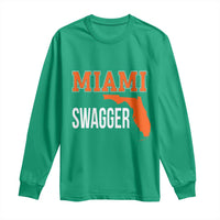 Miami Swagger Pride Long Sleeve Shirt Florida State Map Local Love