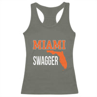 Miami Swagger Pride Racerback Tank Top Florida State Map Local Love