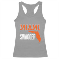 Miami Swagger Pride Racerback Tank Top Florida State Map Local Love