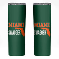 Miami Swagger Pride Skinny Tumbler Florida State Map Local Love