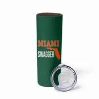 Miami Swagger Pride Skinny Tumbler Florida State Map Local Love