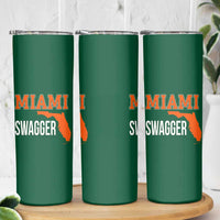 Miami Swagger Pride Skinny Tumbler Florida State Map Local Love