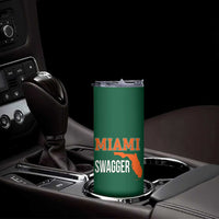 Miami Swagger Pride Skinny Tumbler Florida State Map Local Love