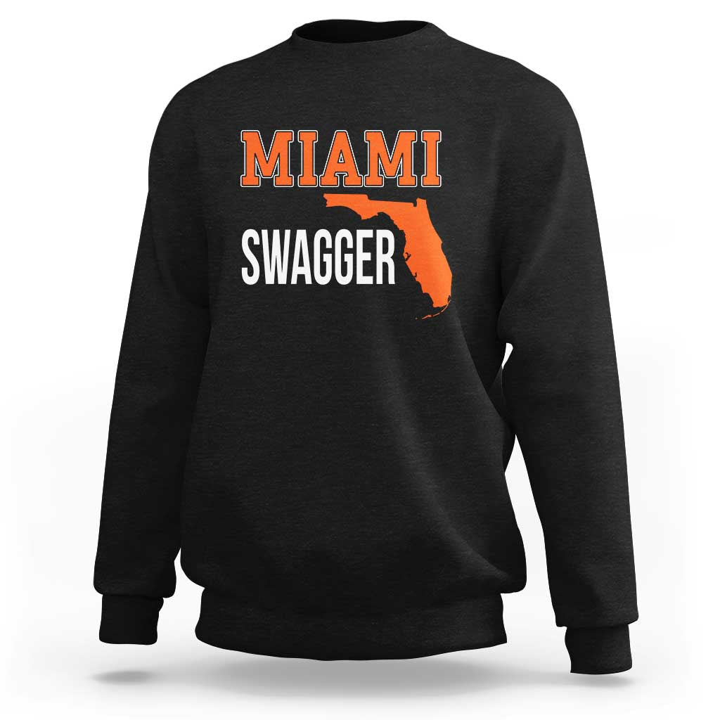Miami Swagger Pride Sweatshirt Florida State Map Local Love