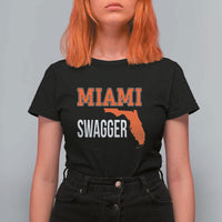 Miami Swagger Pride T Shirt For Women Florida State Map Local Love