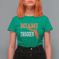 Miami Swagger Pride T Shirt For Women Florida State Map Local Love