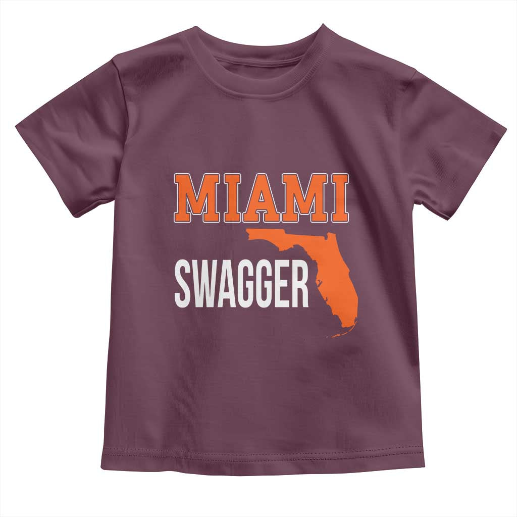 Miami Swagger Pride Toddler T Shirt Florida State Map Local Love