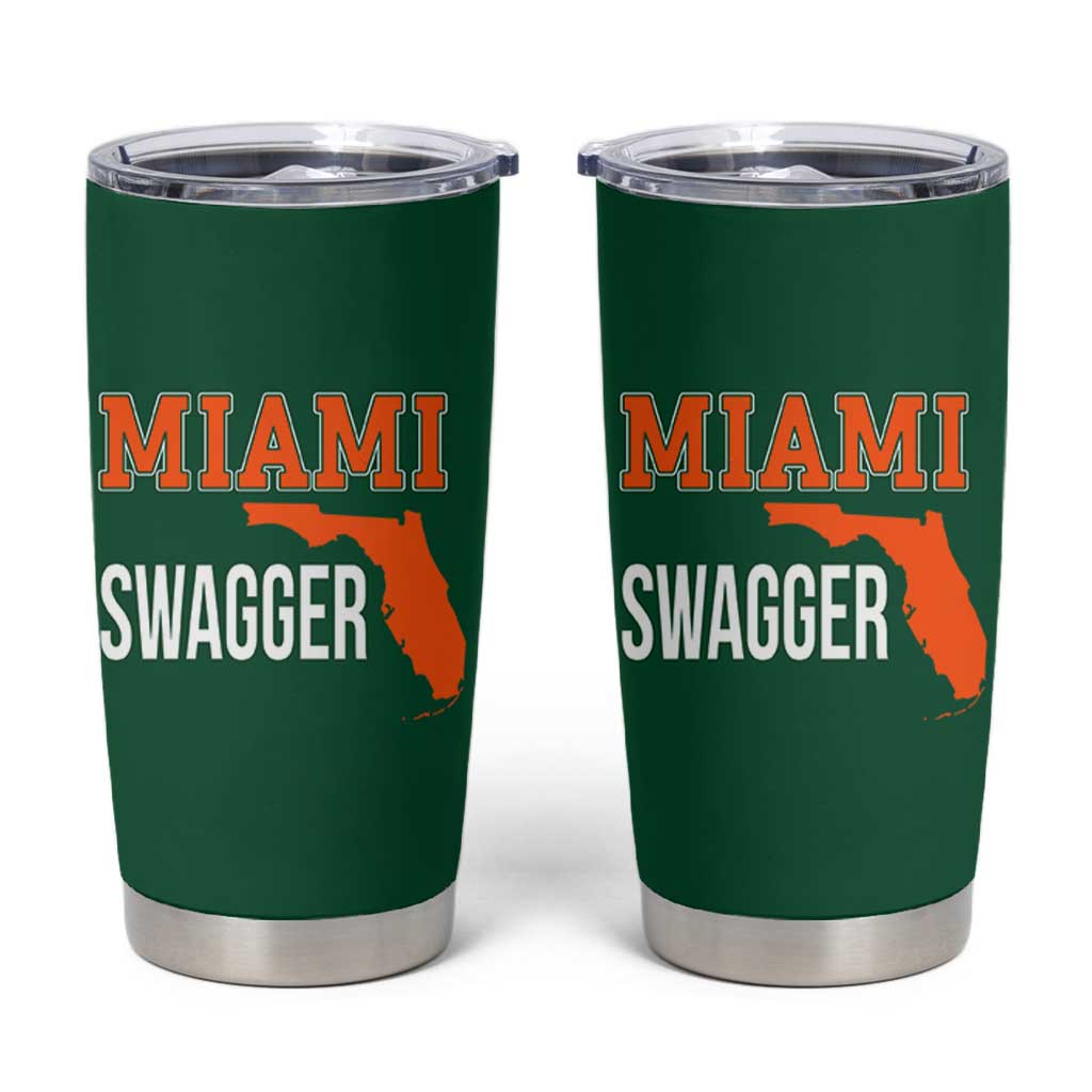 Miami Swagger Pride Tumbler Cup Florida State Map Local Love