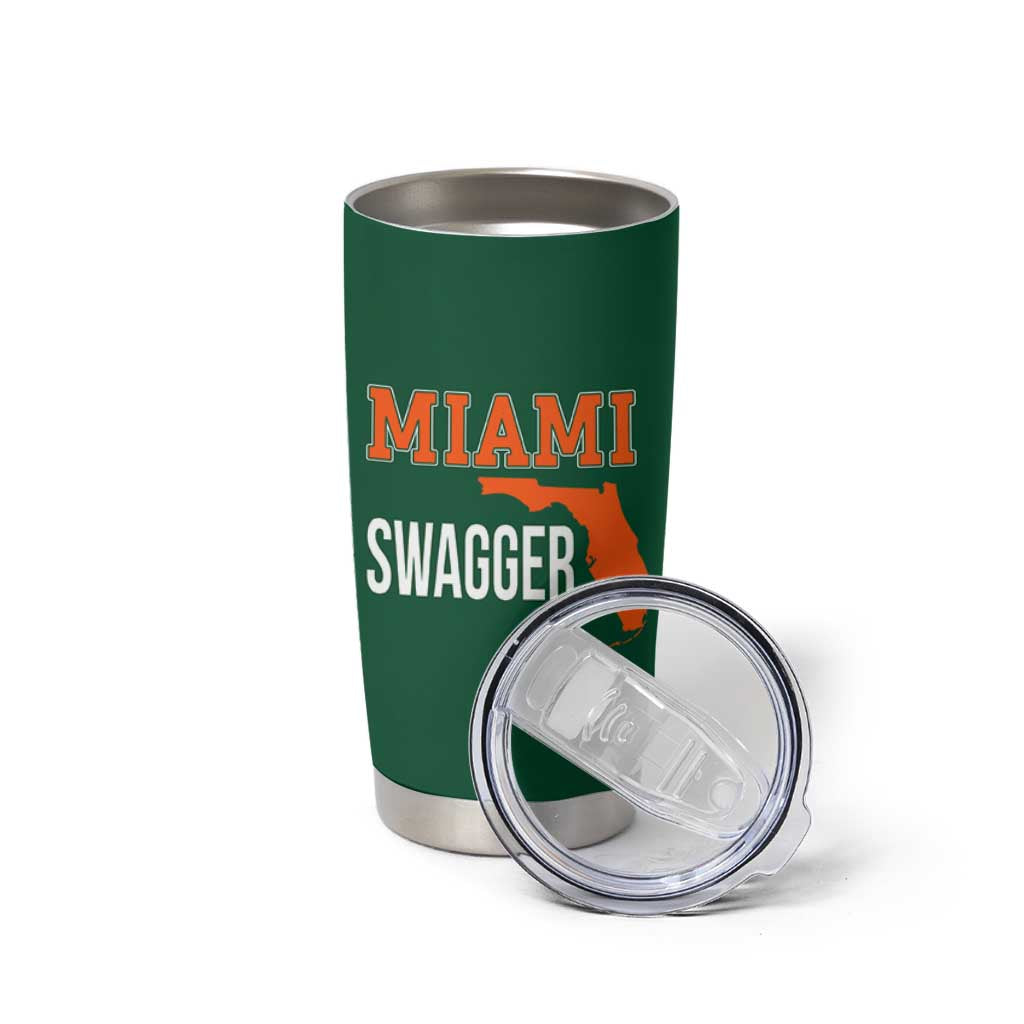 Miami Swagger Pride Tumbler Cup Florida State Map Local Love