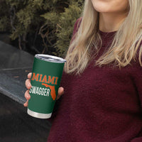 Miami Swagger Pride Tumbler Cup Florida State Map Local Love