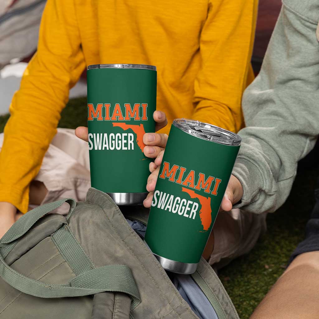 Miami Swagger Pride Tumbler Cup Florida State Map Local Love