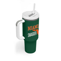 Miami Swagger Pride Tumbler With Handle Florida State Map Local Love