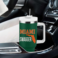 Miami Swagger Pride Tumbler With Handle Florida State Map Local Love