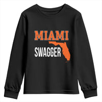 Miami Swagger Pride Youth Sweatshirt Florida State Map Local Love