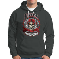 Motorcycle Biker I Ride So I Don't Choke Sarcastic Skull Life Behind Bars Hoodie - Wonder Print Shop
