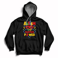 Autism Is My Superpower Autism Awareness Autism Acceptance Hoodie - Wonder Print Shop