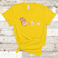 Easter Bunny Eating Eggs Happy Easter Egg Hunting Gaming T-Shirt - Wonder Print Shop