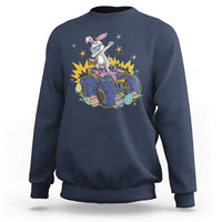 Dabbing Bunny Happy Easter Monster Truck Lovers Sweatshirt - Wonder Print Shop