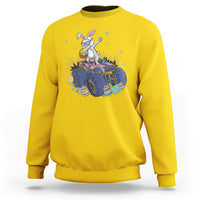 Dabbing Bunny Happy Easter Monster Truck Lovers Sweatshirt - Wonder Print Shop