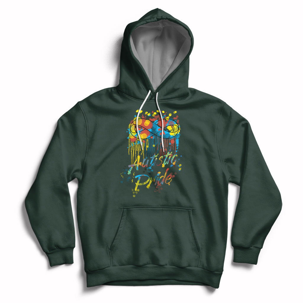 Autistic Pride Autism Acceptance Support Autism Awareness Hoodie - Wonder Print Shop