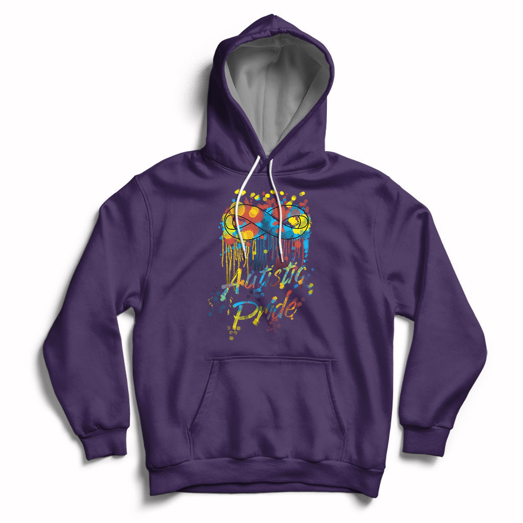 Autistic Pride Autism Acceptance Support Autism Awareness Hoodie - Wonder Print Shop