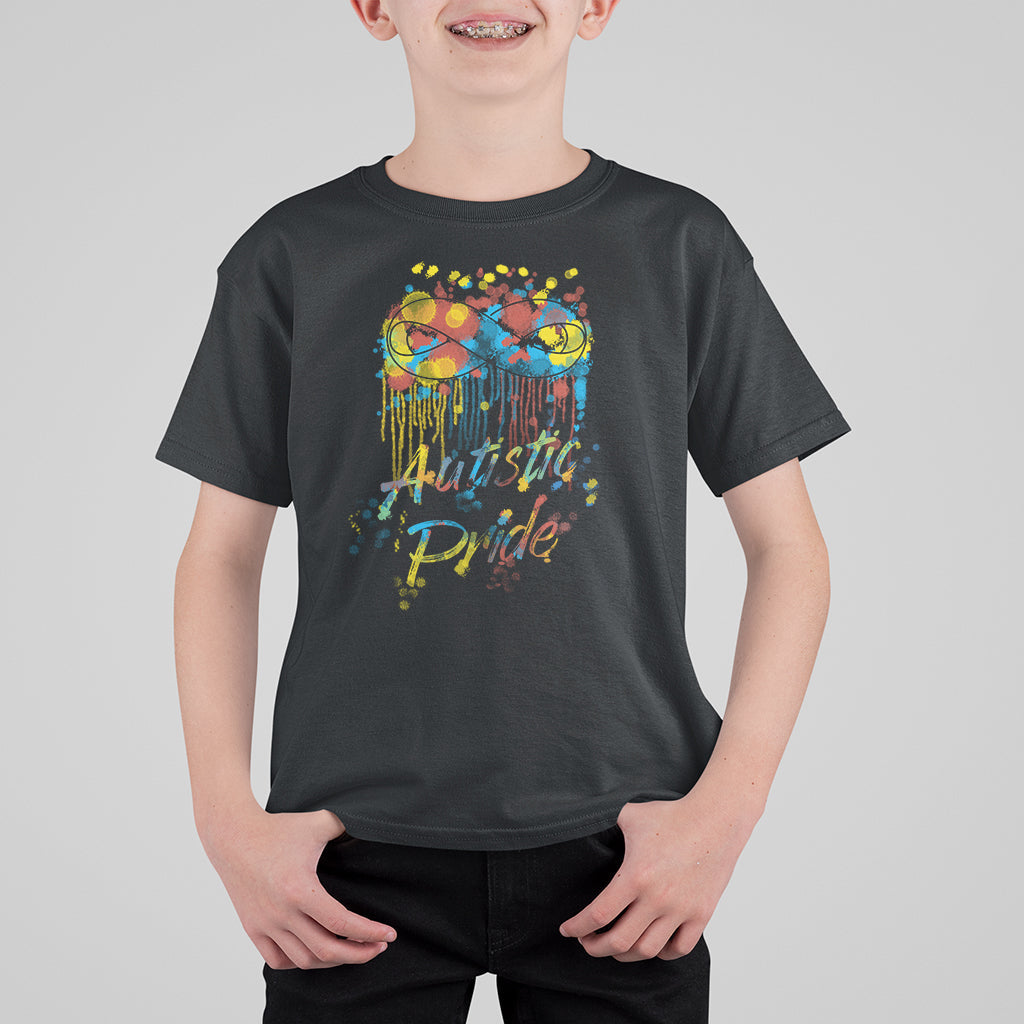Autistic Pride Autism Acceptance Support Autism Awareness Kid T-Shirt - Wonder Print Shop