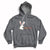Cute Easter Bunny Eating Chocolate Happy Easter Egg Hunting Hoodie - Wonder Print Shop