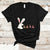 Cute Easter Bunny Eating Chocolate Happy Easter Egg Hunting T-Shirt - Wonder Print Shop